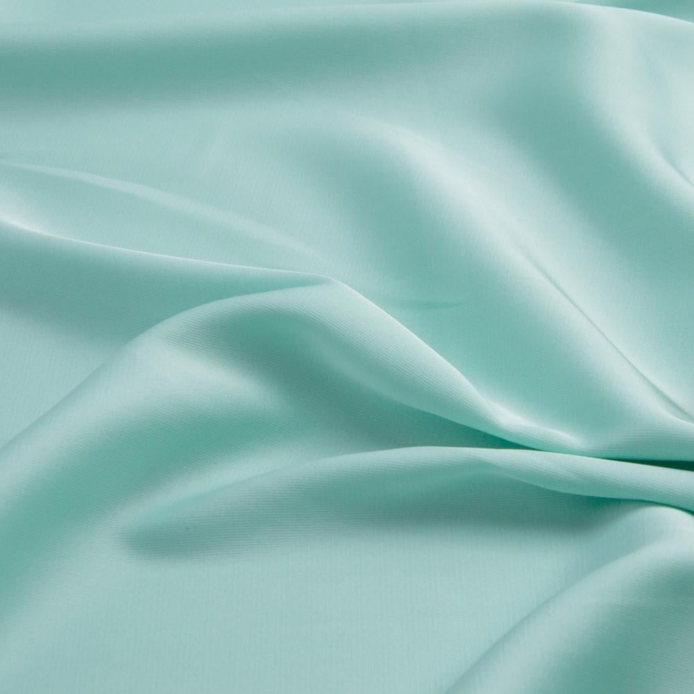 Ткань платевая атлас шелк Vanessa Нежно-мятный (19912)