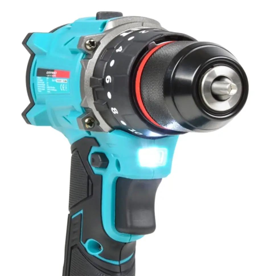 Шурупокрут ударний акумуляторний безщітковий 2 АКБ тип М в кейсі з набором біт та свердл - фото 7