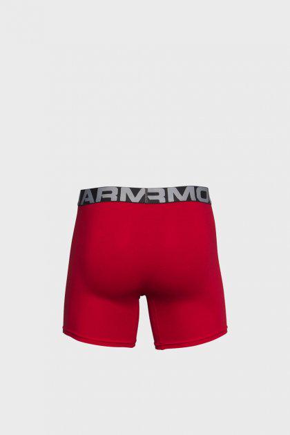 Трусы мужские Under Armour Under Armour Charged Cotton 6in 3 Pack M Темно-синий/Красный/Серый (194513211753) - фото 3