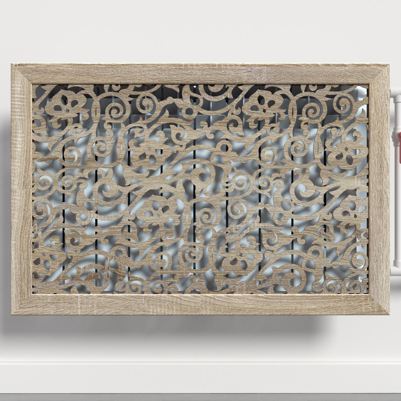 Решетка-экран на батарею SMARTWOOD 600 мм Дуб Сонома (R20592111) Решетка-экран на батарею SMARTWOOD 600 мм Дуб Сонома (R20592111)