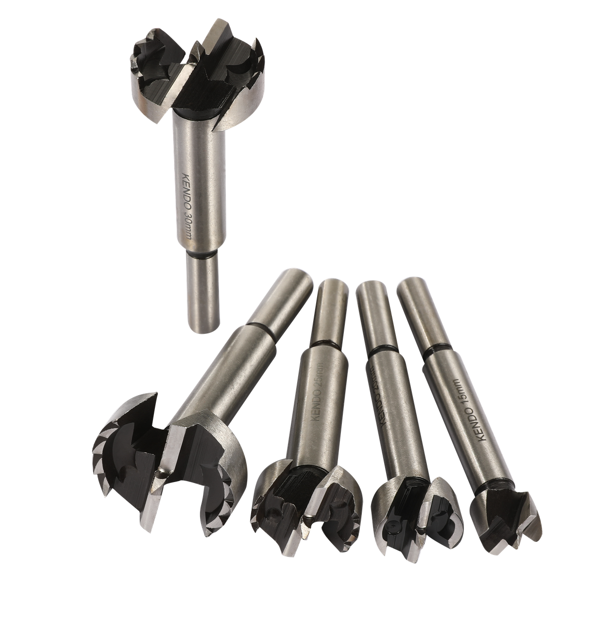 Набір свердл Kendo Форстнера 40Cr 10-90 мм 5 шт. 15-35 мм - фото 5 Набір свердл Kendo Форстнера 40Cr 10-90 мм 5 шт. 15-35 мм - фото 5