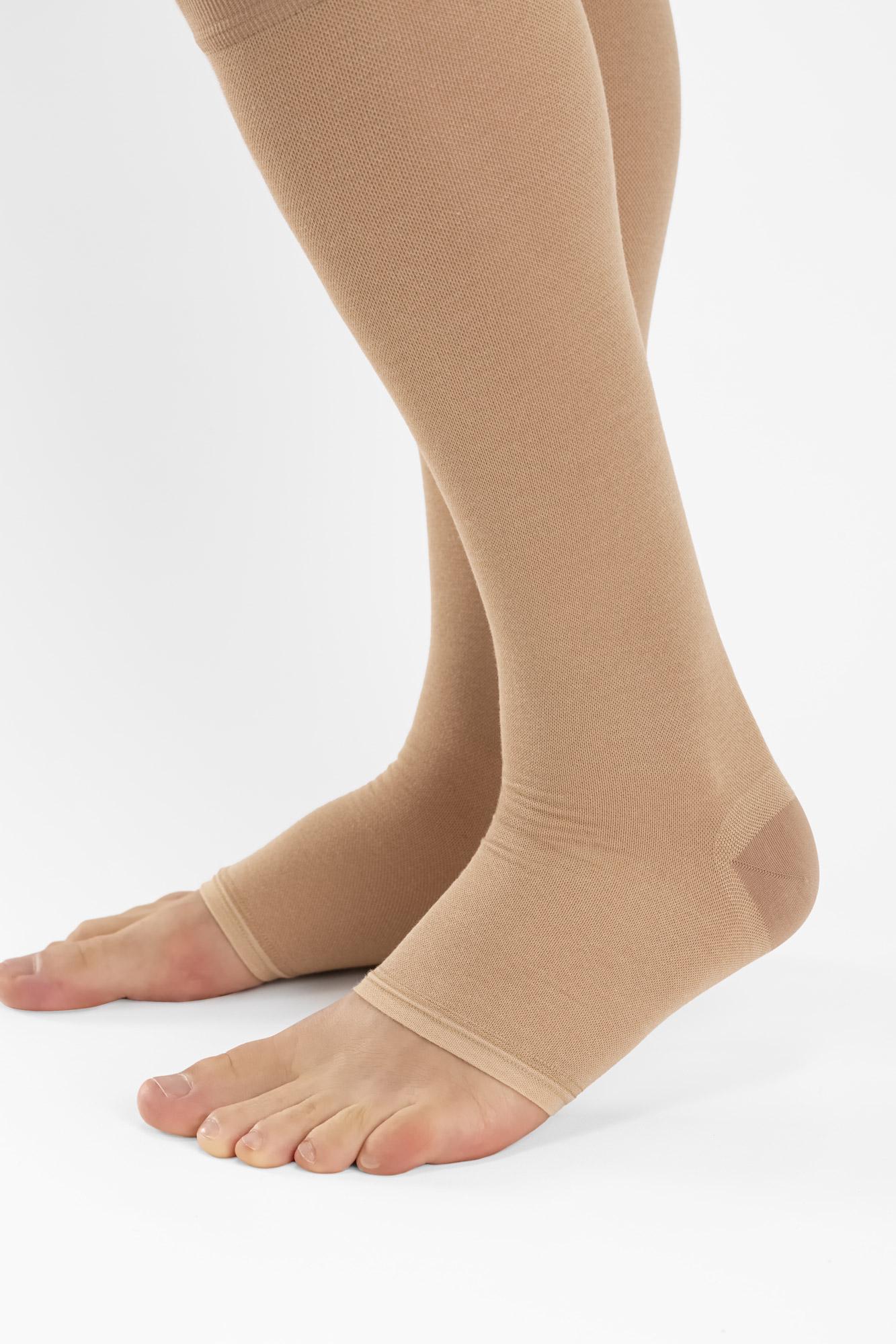 Медицинские компрессионные гольфы Relaxsan Medicale COTTON 2 класса с открытыми пальцами 23-32 мм рт.ст. р. 2 Бежевый (2050) - фото 4 Медицинские компрессионные гольфы Relaxsan Medicale COTTON 2 класса с открытыми пальцами 23-32 мм рт.ст. р. 2 Бежевый (2050) - фото 4