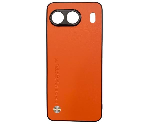 Шкіряний чохол - накладка CODE Tactile Experience для OnePlus Nord 4 Оранжевий