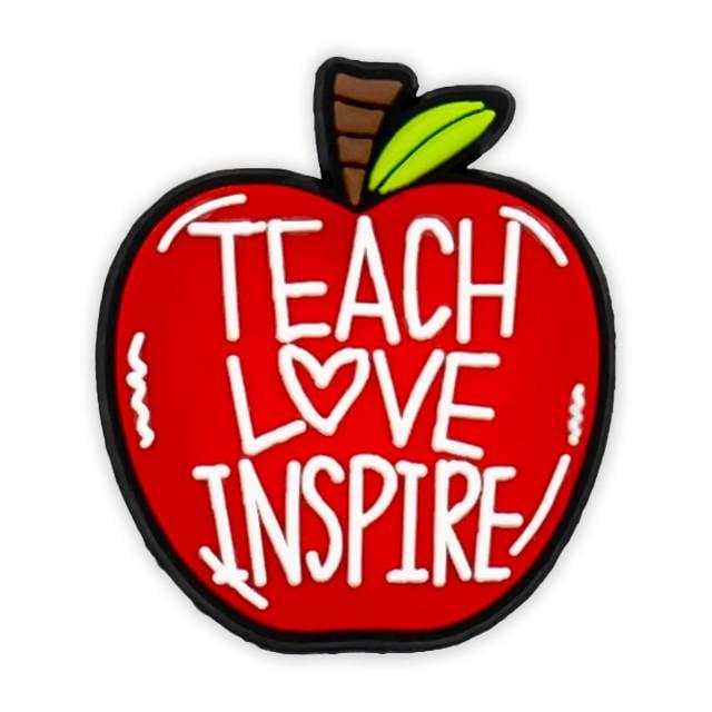 Джибитсы для кроксов Teach love inspire (HYB287-12)