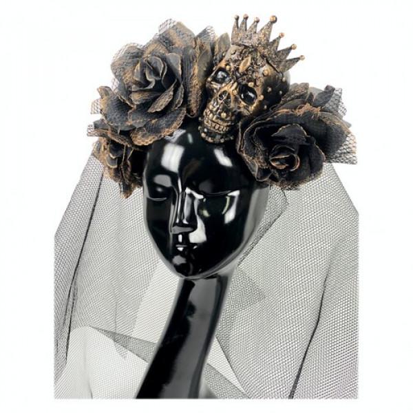 Обруч Seta Queen Janett (20-906BLK-BZ)