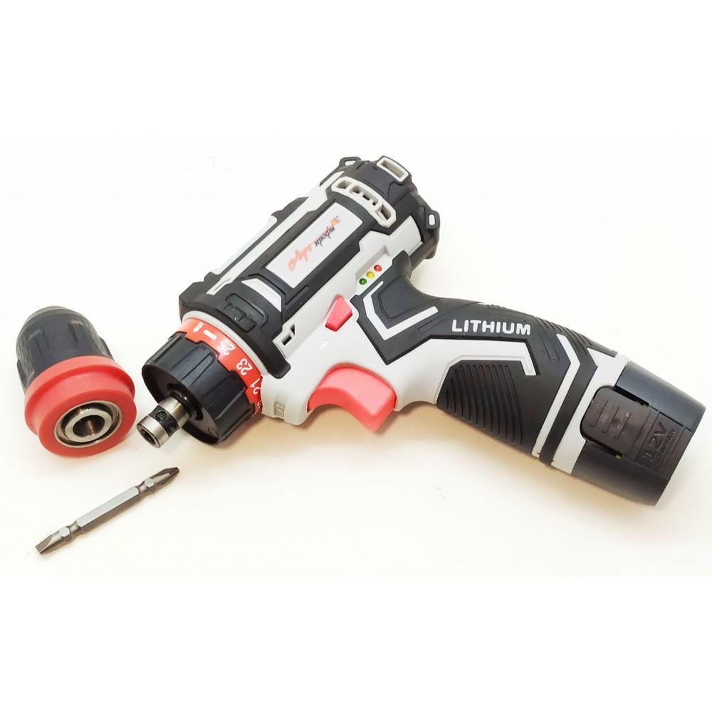 Шуруповерт аккумуляторный Луч Профи АШЛ-12 кейс ДФР 2 Ah 12 В 2 АКБ ЗУ - фото 5 Шуруповерт аккумуляторный Луч Профи АШЛ-12 кейс ДФР 2 Ah 12 В 2 АКБ ЗУ - фото 5