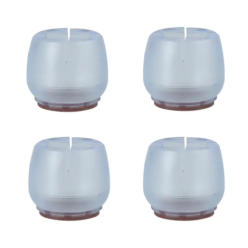 Чохли накладки на ніжки стільця з фетром 21-31 мм 4 шт. Прозорий (31261087) Чохли накладки на ніжки стільця з фетром 21-31 мм 4 шт. Прозорий (31261087)