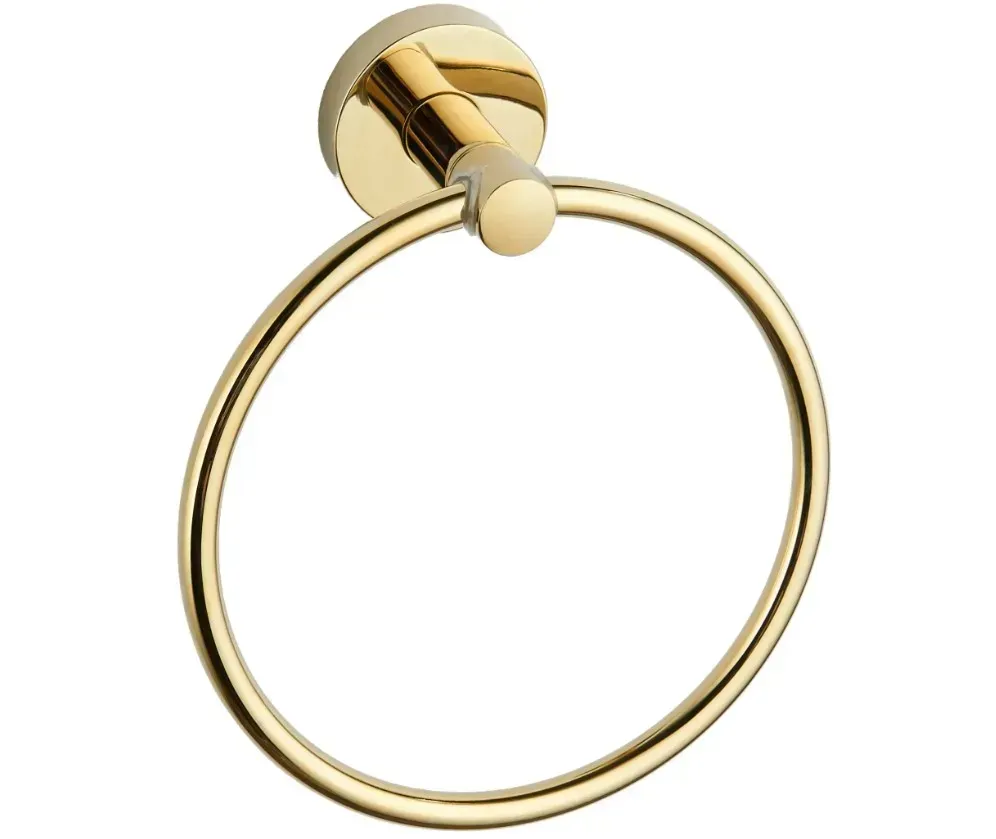 Держатель для полотенец VBI Venus кольцевой, металл, золото (VBI-040003GL)