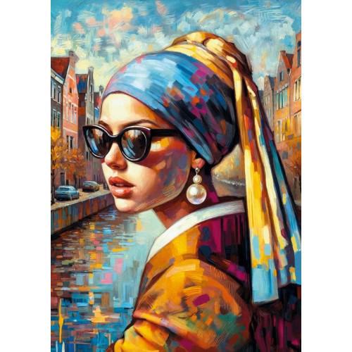 Пазл Дівчина з перлиною 1000 елементів (CP30844-CS)