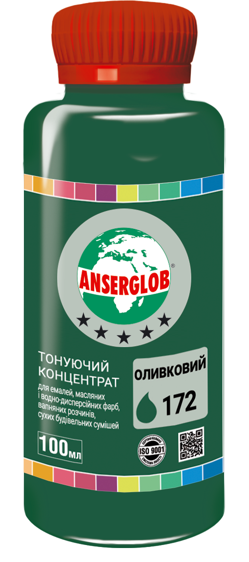 Концентрат тонирующий ANSERGLOB 100 мл 172 Оливковый (71586) - фото 1