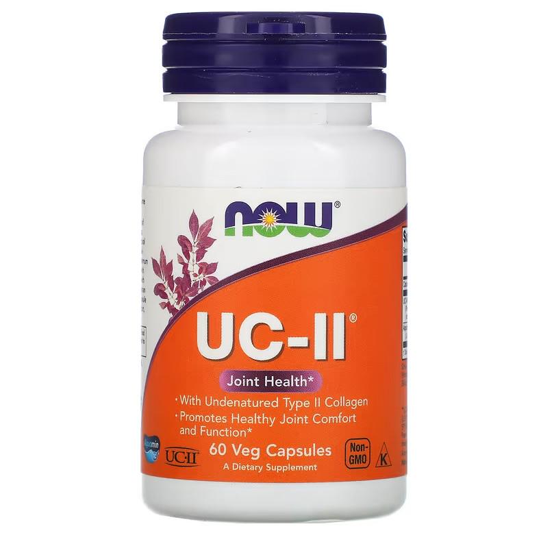 Натуральна добавка Now Foods UC-II 60 капсул