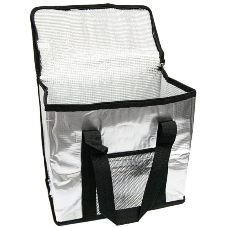 Сумка-холодильник 25 л 37х22х34 см Серебряно-черный (29545368) - фото 2 Сумка-холодильник 25 л 37х22х34 см Серебряно-черный (29545368) - фото 2