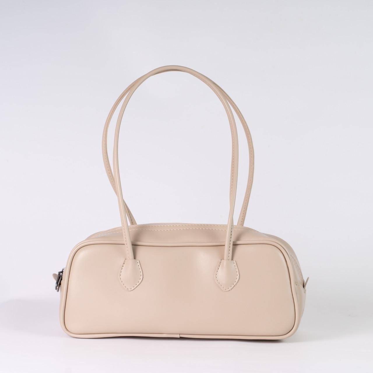 Сумка женская багет из экокожи XENIA № 01-25 Бежевый - фото 2 Сумка женская багет из экокожи XENIA № 01-25 Бежевый - фото 2