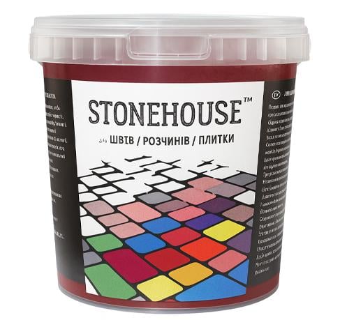 Краситель-пигмент для бетона Stonehouse Железооксид 900 г 130 Красный