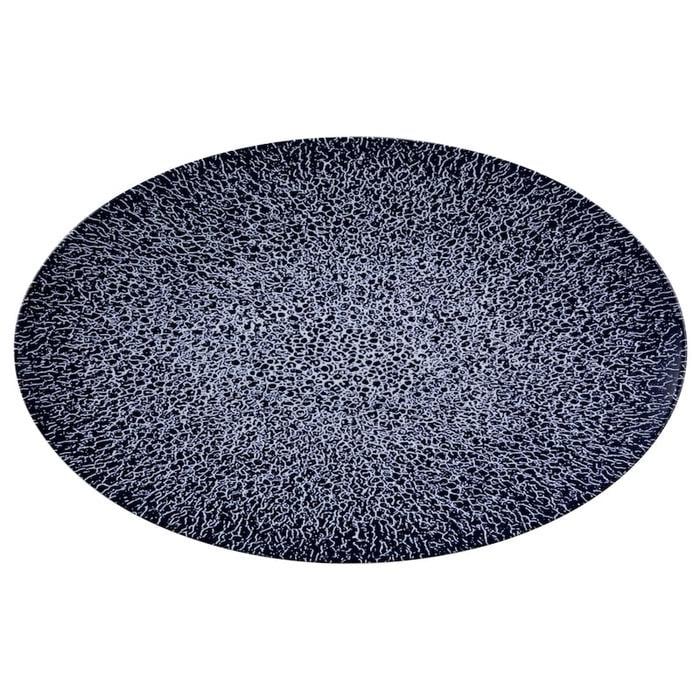 Блюдо овальное Life Seltmann Weiden 40x26 см Denim Blue (2593055)