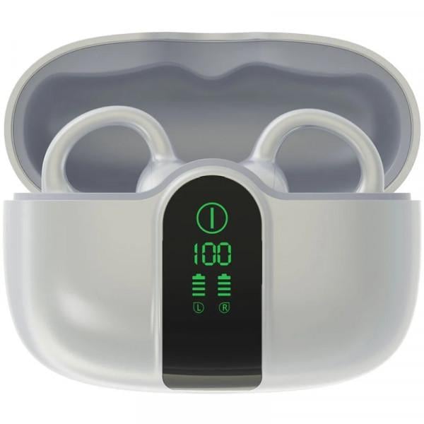 Навушники бездротові TWS Blackview AirBuds 15 з LED-дисплеєм вбудованим мікрофоном Frost White (6931548325963) Навушники бездротові TWS Blackview AirBuds 15 з LED-дисплеєм вбудованим мікрофоном Frost White (6931548325963)