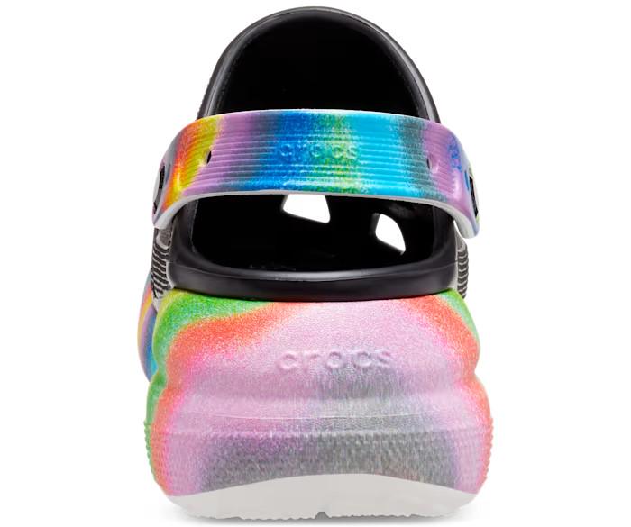 Сабо Crocs Classic Crush Spray Dye р. W9/EUR 39-40 Black/Multicolor (9367854) - фото 6