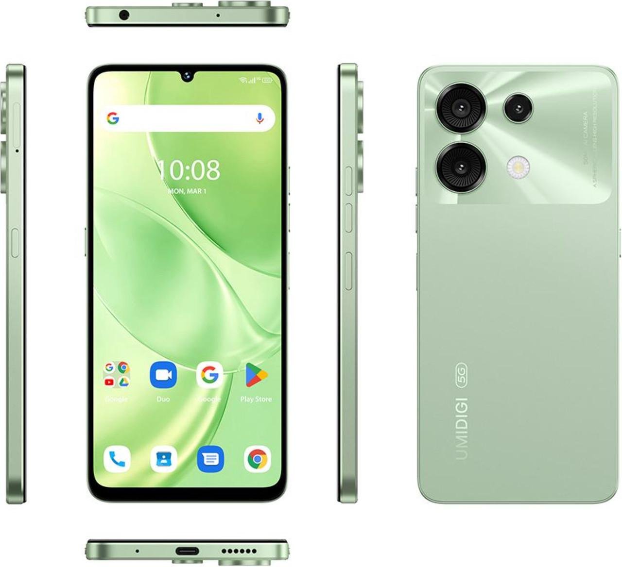 Смартфон Umidigi G9 5G 6/128 Гб Global Version Lake Green - фото 2