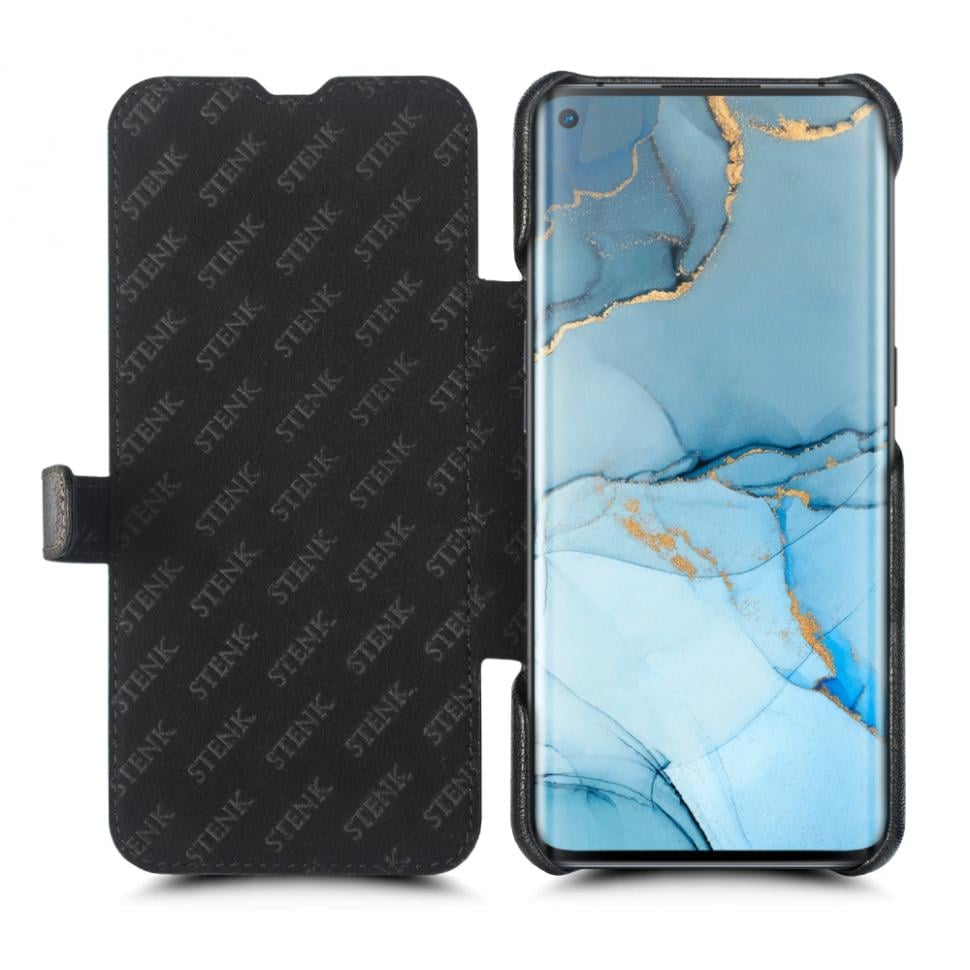 Чехол книжка Stenk Premium для OPPO Reno3 Pro Черный (68543)