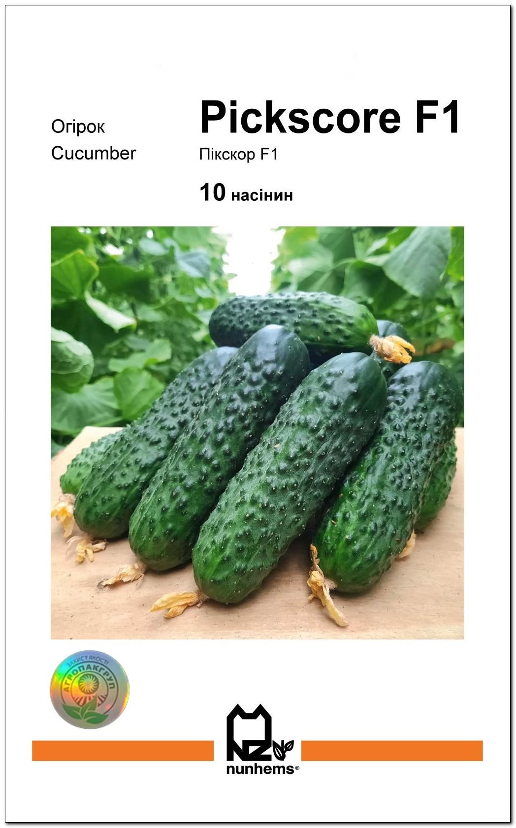 Насіння огірка Nunhems Пікскор F1 10 шт. (13737)
