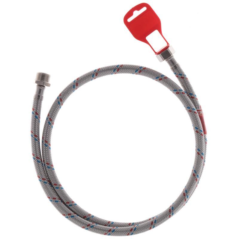 Шланг для підключення води гнучкий KOER гайка 1/2-штуцер 1/2 120 см (KR0268)