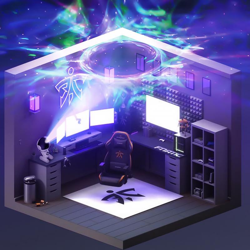 ᐉ Проектор Black Hole Galaxy Projector с таймером и оборотом на