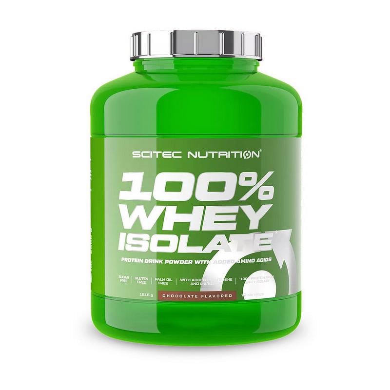 Изолят сывороточный Scitec Nutrition 100% Whey Protein Isolate 1,81 кг Шоколад