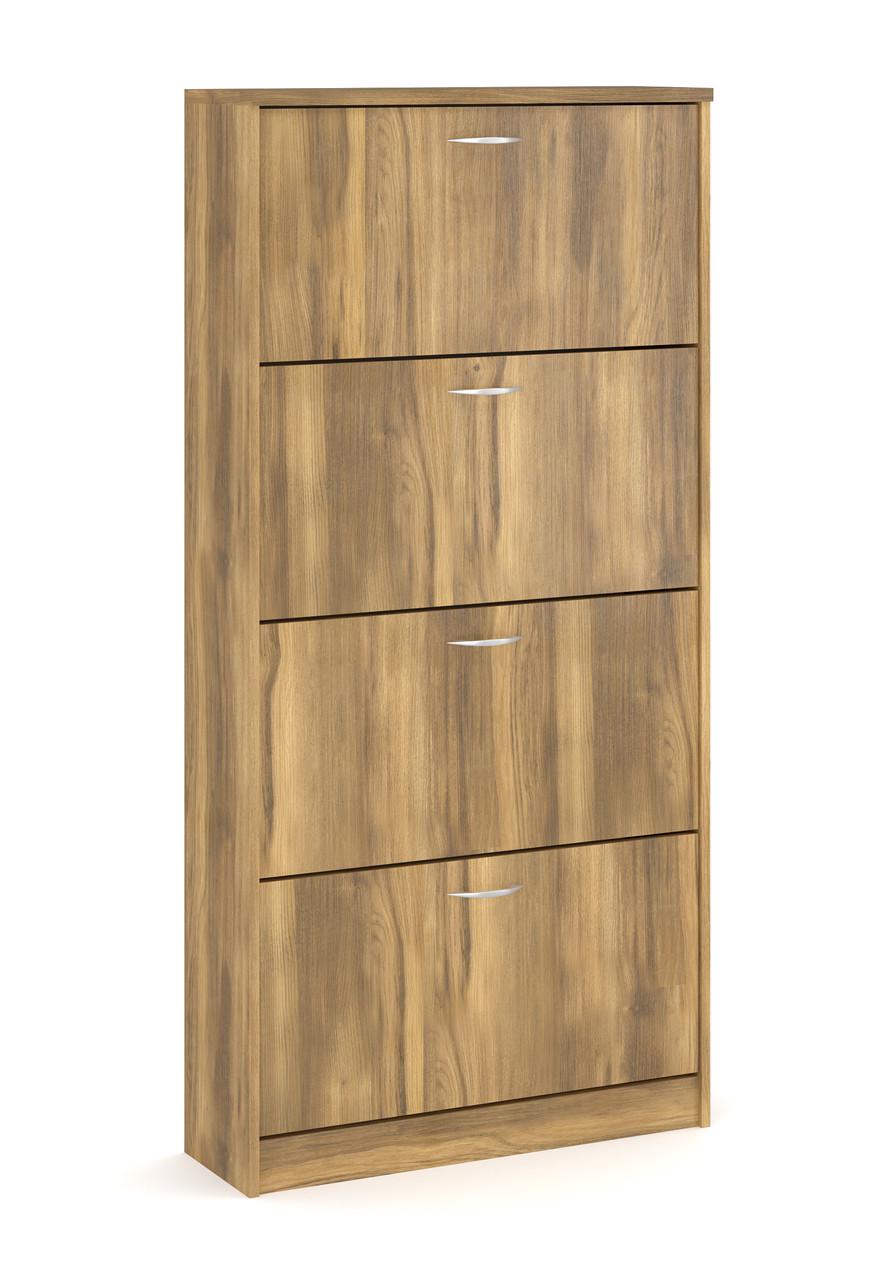 Тумба для обуви Mebel Service ТО-800 4-х дверная 80х26,8х166 см Дуб барокко (23550976)