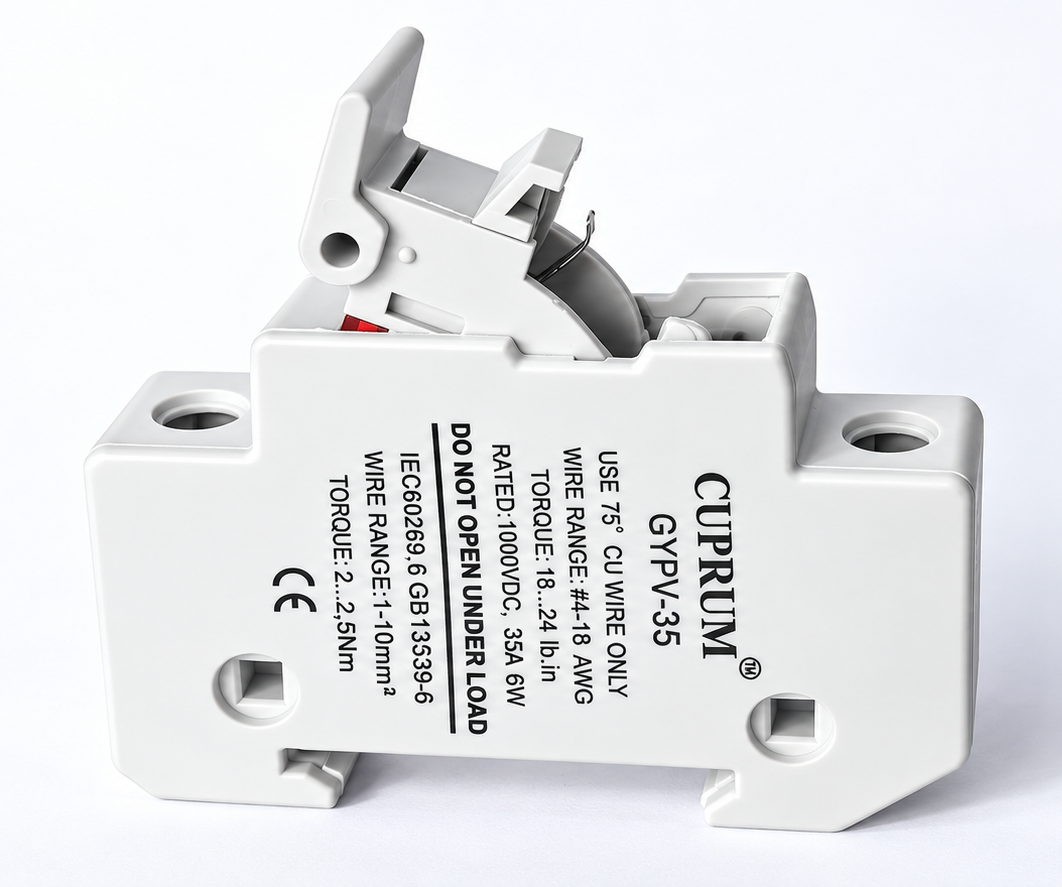 Держатель предохранителя DC1000V 1038 до 35А 1p с подсветкой (cu4438328) Держатель предохранителя DC1000V 1038 до 35А 1p с подсветкой (cu4438328)