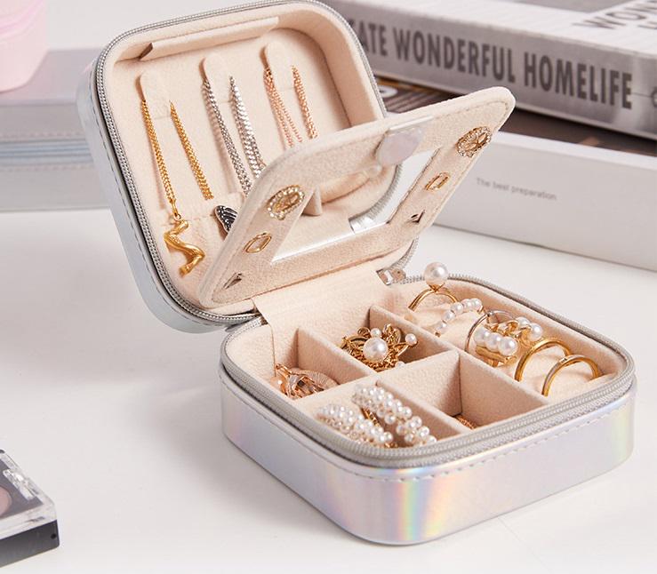 Органайзер для біжутерії та прикрас 15018 5х10х10 см перламутровий (5002596) - фото 1 Органайзер для біжутерії та прикрас 15018 5х10х10 см перламутровий (5002596) - фото 1