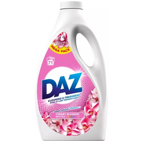 Гель для стирки DAZ для белого и цветного белья с ароматом вишни 2,343 мл 71 стирка