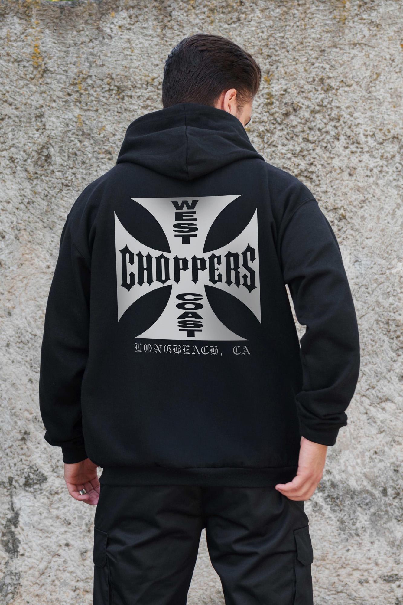 Худи-зип с принтом Without Choppers Kane S/M Black (S/M8055794) - фото 2 Худи-зип с принтом Without Choppers Kane S/M Black (S/M8055794) - фото 2