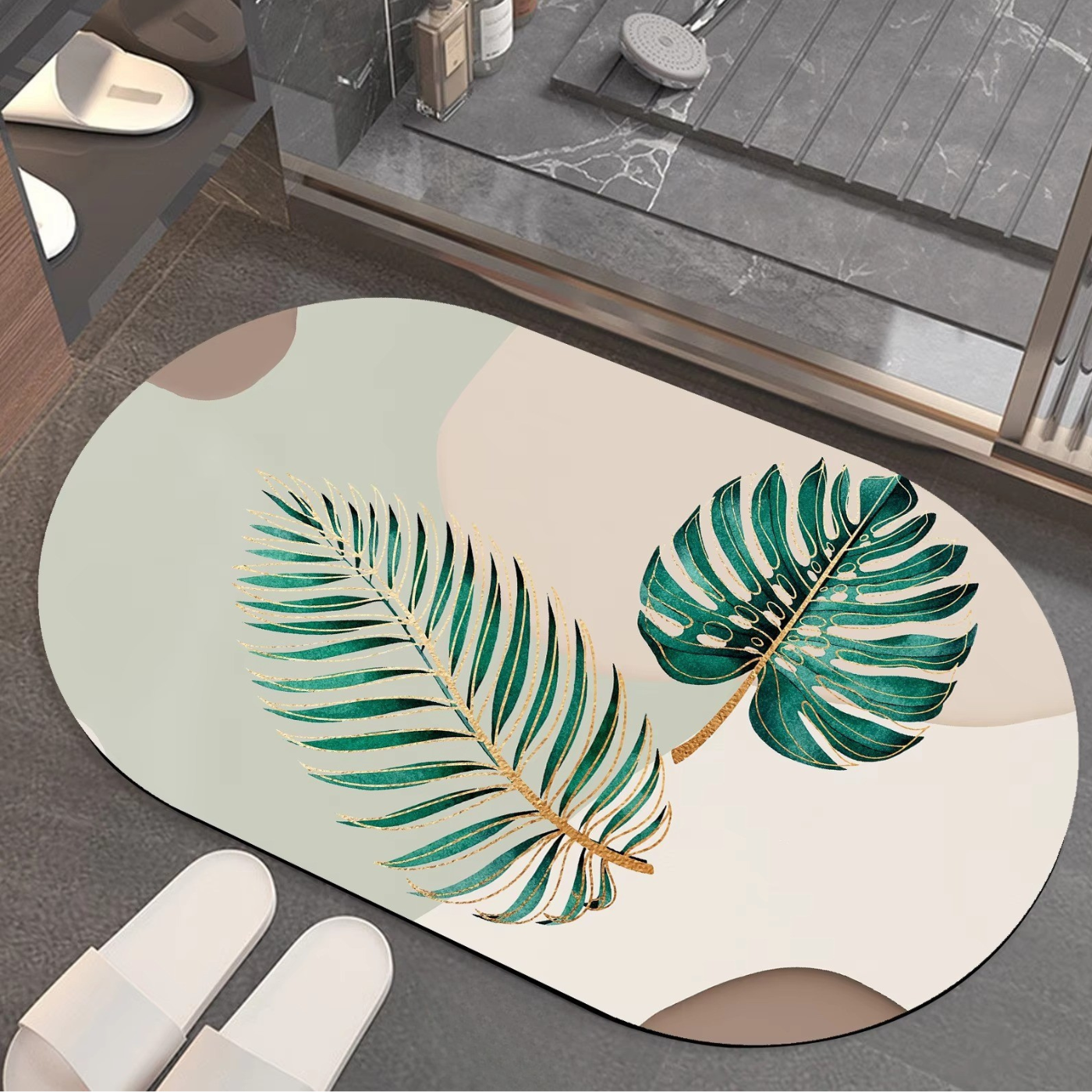 Коврик для ванной комнаты мягкий из диатомита с суперпоглощающим 50х80 см (BF-007) Коврик для ванной комнаты мягкий из диатомита с суперпоглощающим 50х80 см (BF-007)