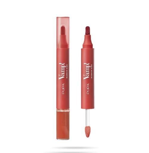 Тінт для губ двосторонній Pupa Vamp Marker Duo Lip Marker&Oil-gloss 003 grape juice 1,4Lip marker/oil-gloss 2,6 мл