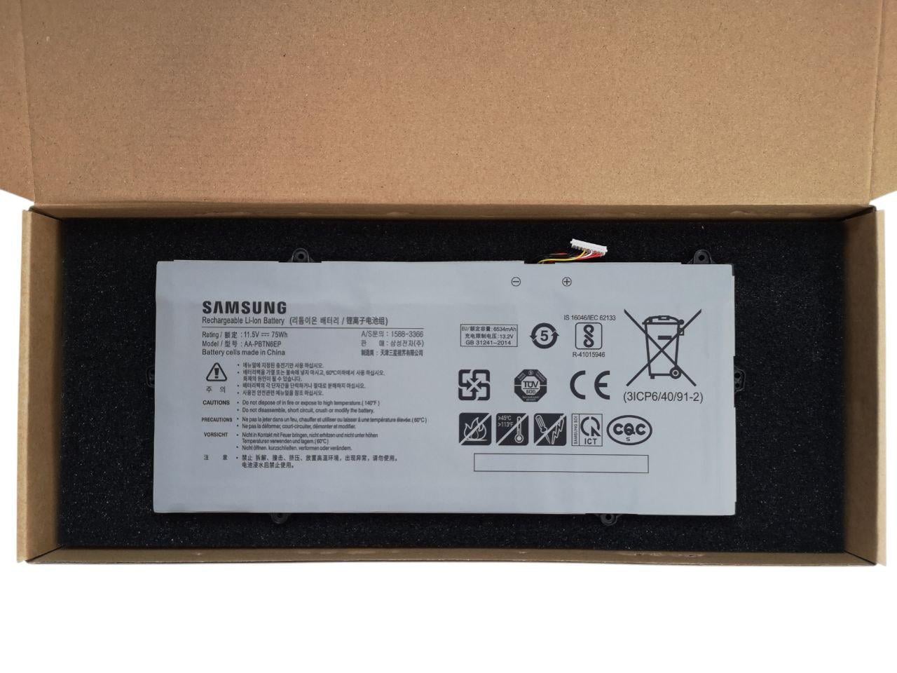 Аккумулятор для Samsung Notebook 9/NT950XBE/NP900X5T/900X3T/900X5T/AA-PBTN6EP 6534 mah 75Wh