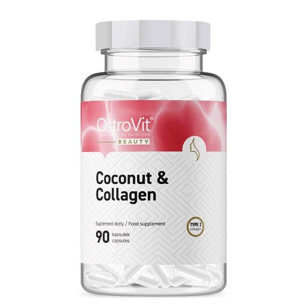 Хондропротектор (для спорта) OstroVit Collagen & MCT Oil from coconut 90 Caps