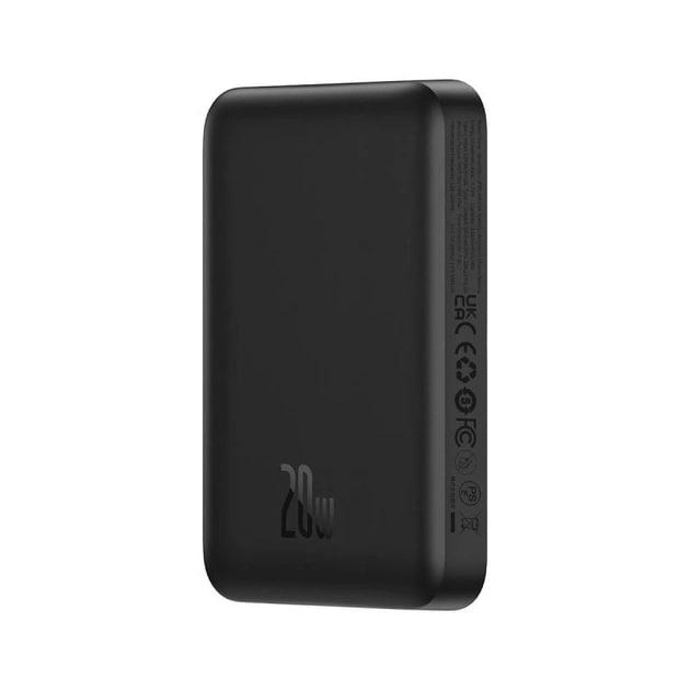 Повербанк Baseus Magnetic Mini Air 10000 mAh 20 W 2в1 QC3.0+PD3.0 з бездротовою зарядкою Qi 15 W Black (P10059001113-00) - фото 4