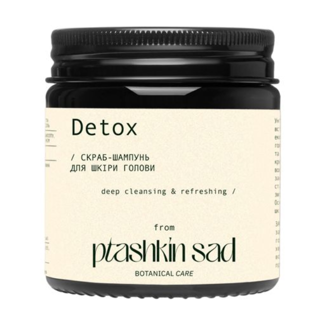 Скраб-шампунь для кожи головы PTASHKIN SAD Detox с эвкалиптом 150 г (4500000010048)