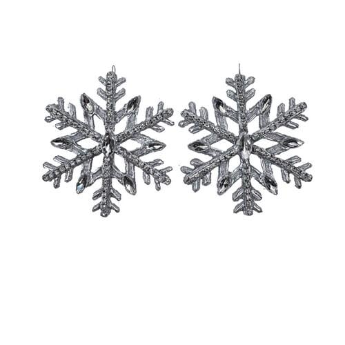 Сережки Сніжинки SETA Decor (25-684SL)