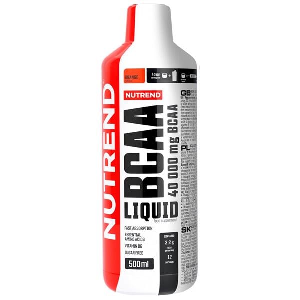 Аминокислота для спорта Nutrend BCAA Liquid 500 мл 12 порций Orange (000013660)