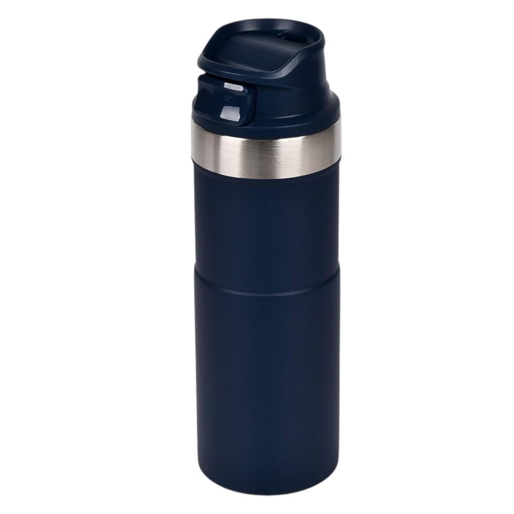 Термос-поилка MT-5359 500 мл с вакуумной крышкой и носиком Темно-Синийй (631793) - фото 1