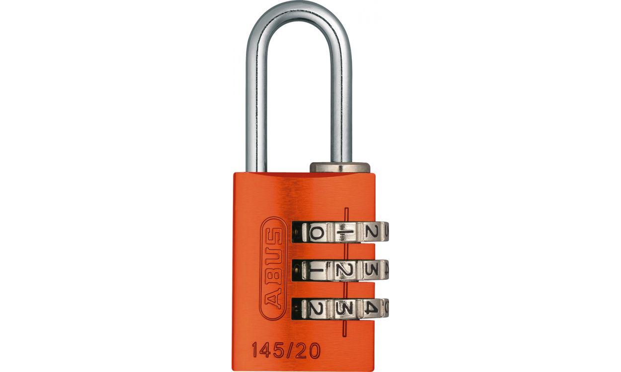 Замок навісний Abus 145/20 Combination Lock Orange - фото 1