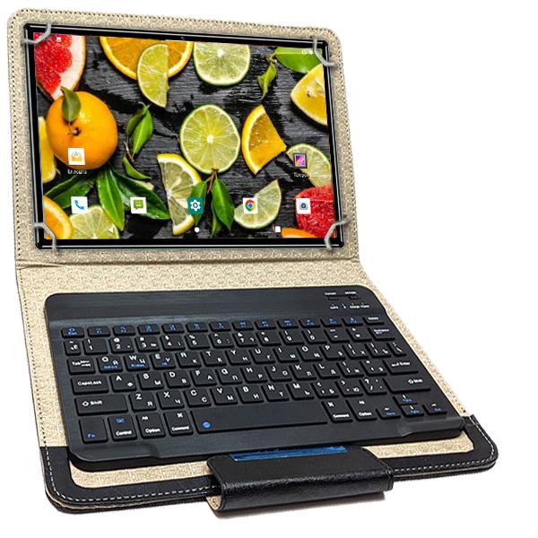 Планшет-телефон Adronix Elit Tab 10 LTE 4/32 DUAL SIM 10,1" IPS Blue з чохлом з Bluetooth клавіатурою (24380929)