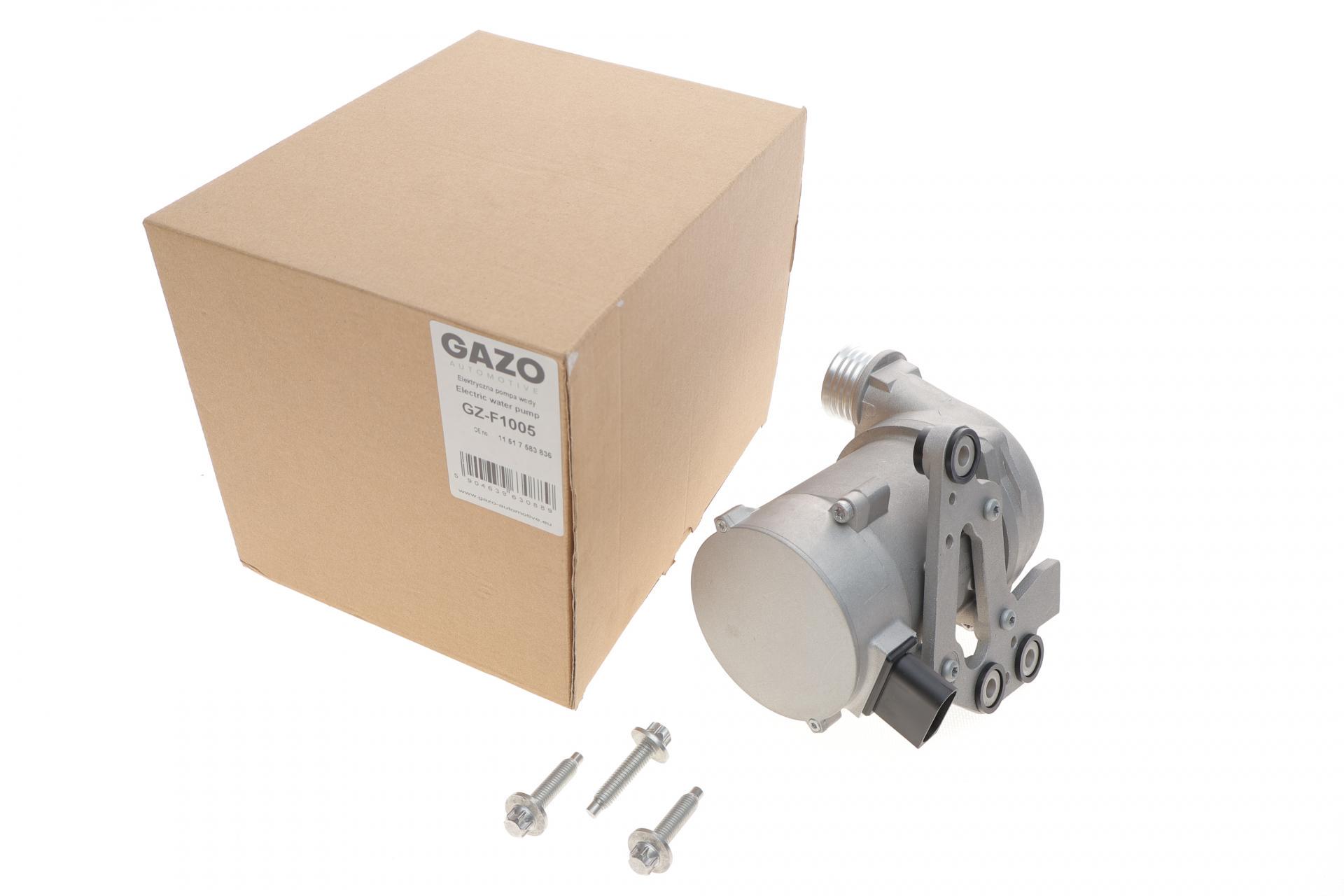 Водяная помпа GAZO BMW 5 F10/F11/X3 F25 3.0 N52/N53 09- (GZ-F1005) Водяная помпа GAZO BMW 5 F10/F11/X3 F25 3.0 N52/N53 09- (GZ-F1005)