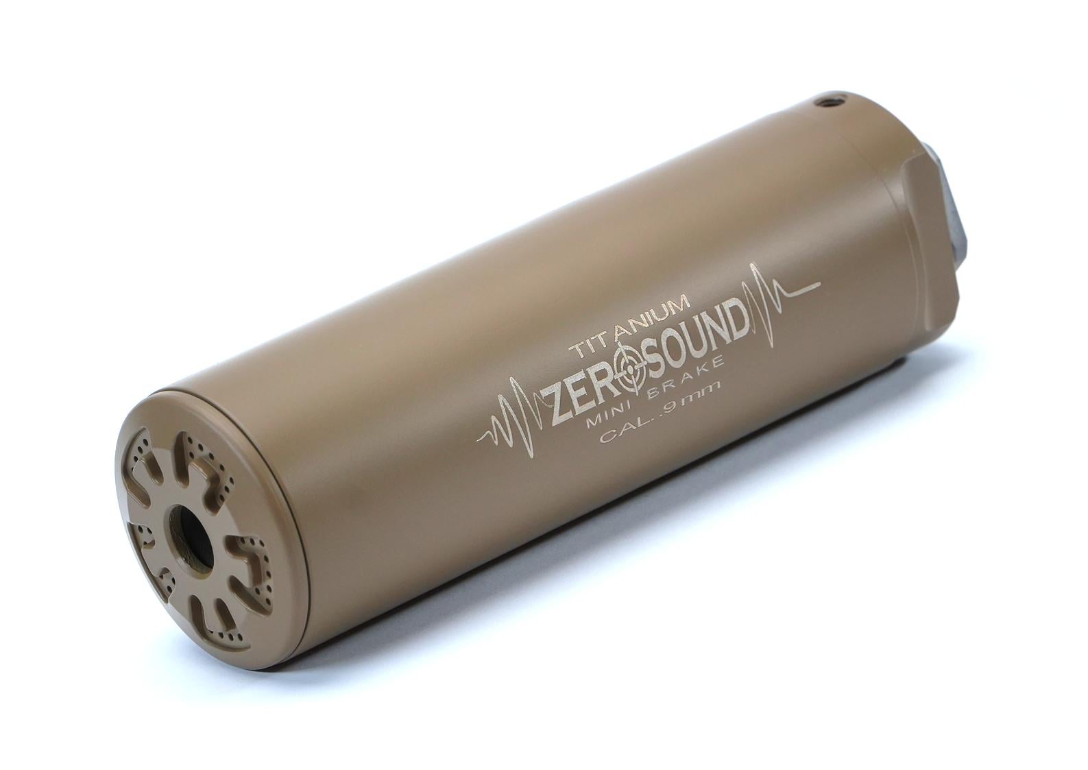 Глушитель Zerosound TITAN MINI BRAKE 9 мм резьба 1/2-28 FDE (xg1010505)