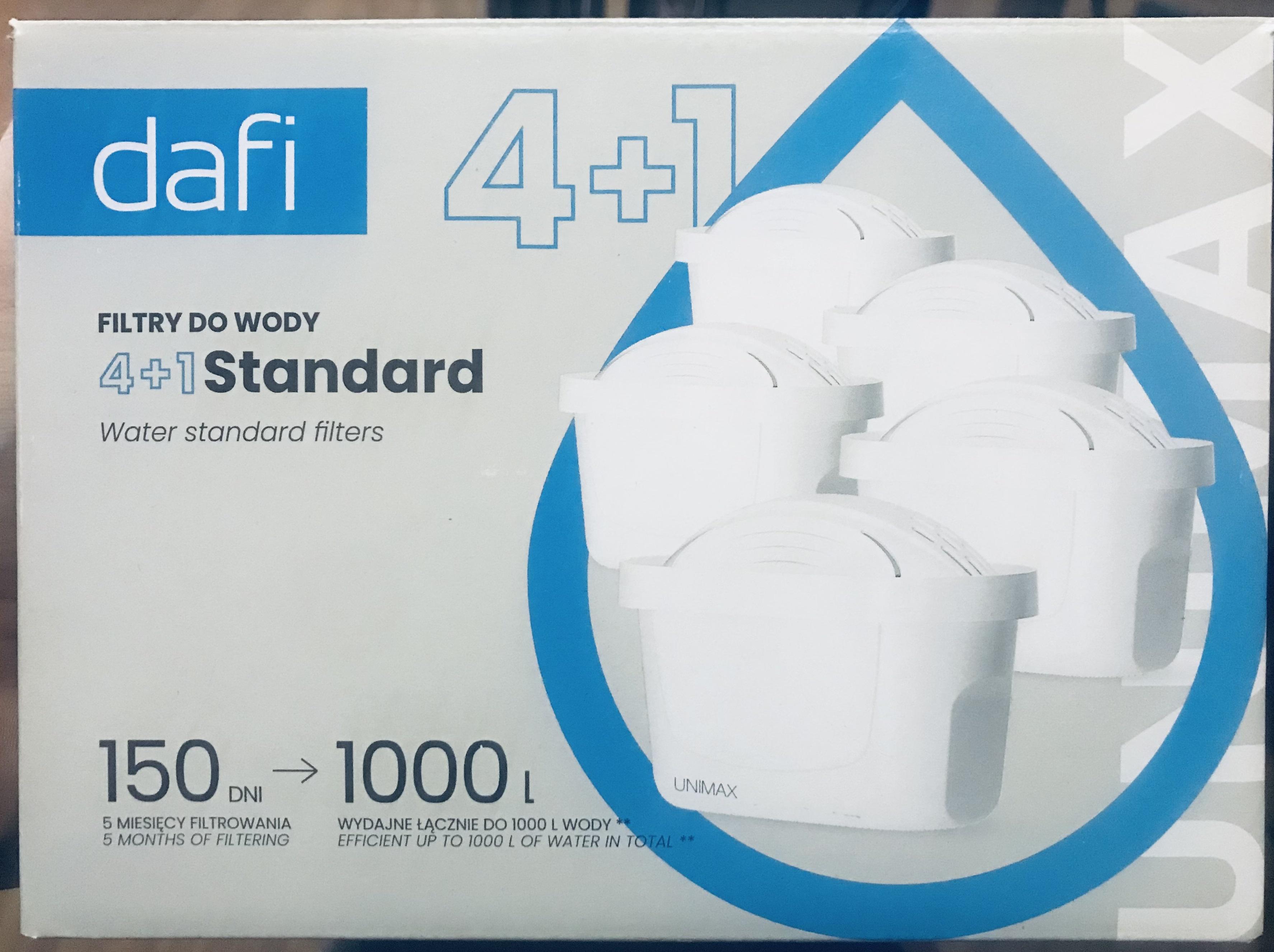 Комплект модулей Dafi Unimax Standart сменных картриджей для фильтра воды 4/1 шт./уп. - фото 3