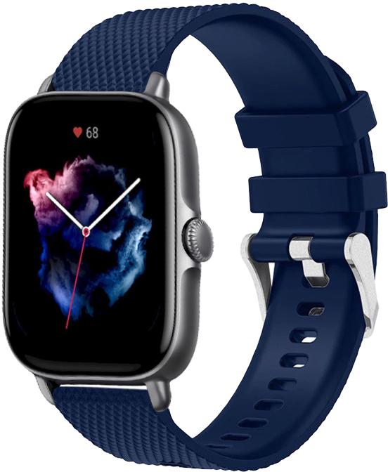 Ремешок Correa для Amazfit GTS 3 Dark Blue (25333-5D) Ремешок Correa для Amazfit GTS 3 Dark Blue (25333-5D)