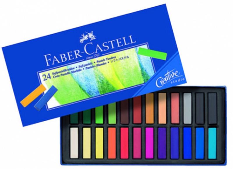 Пастель художественная мягкая Faber Castell 24 цв. (128224)