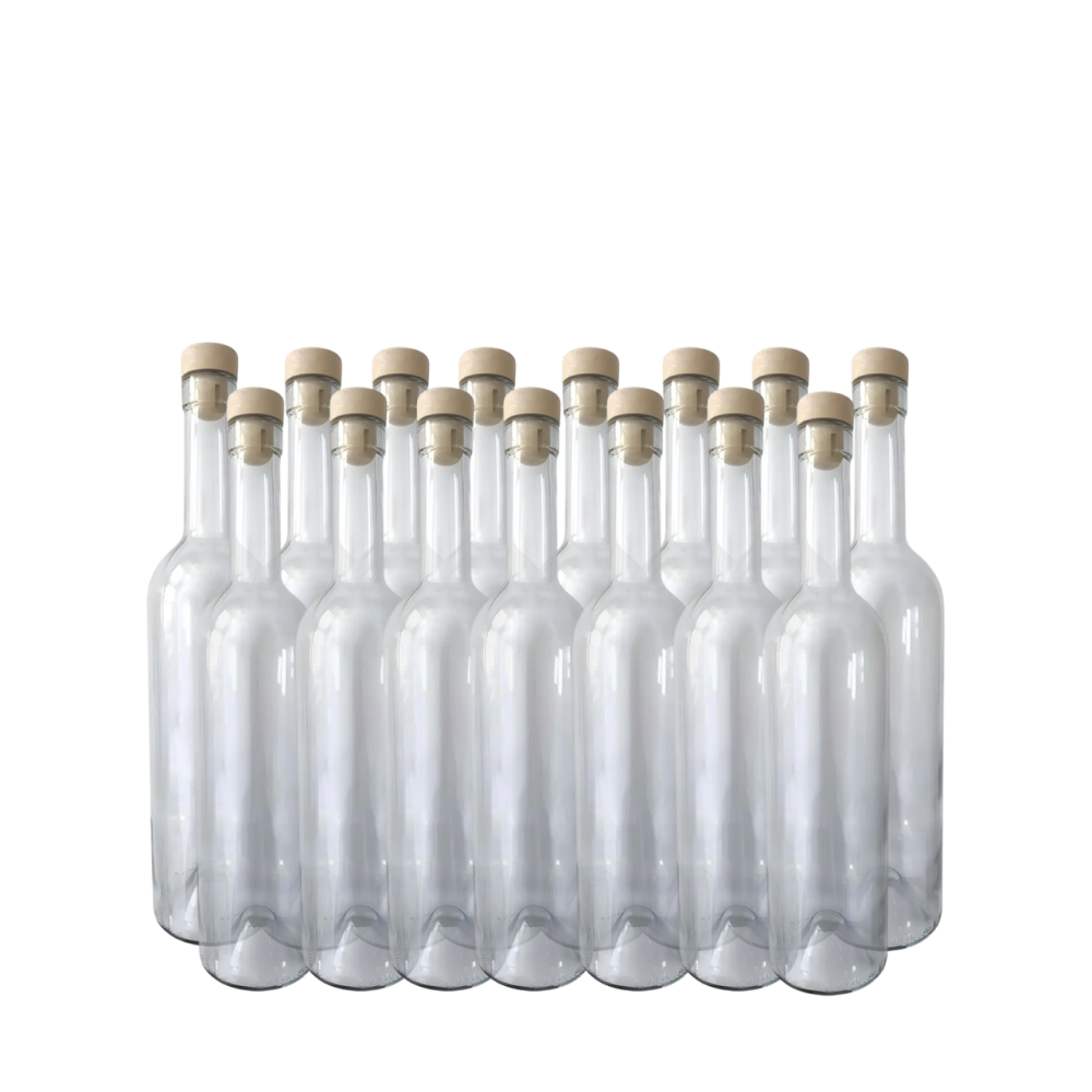 Винная бутылка 0,75л с пробкой 15 шт. (32144452)