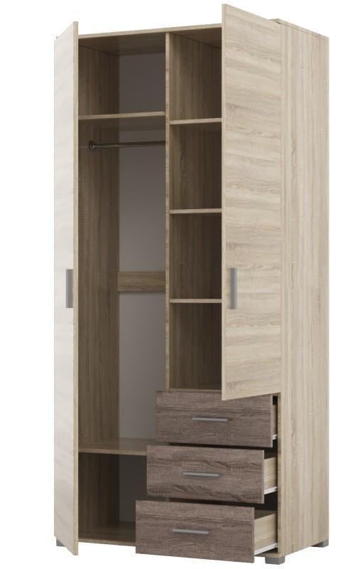 Спальня детская Эверест Бриз-3 Дуб сонома/Трюфель (171369) - фото 3 Спальня детская Эверест Бриз-3 Дуб сонома/Трюфель (171369) - фото 3